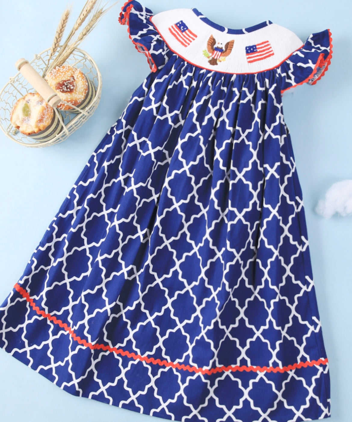 4th of shop july smocked dress