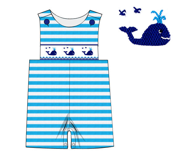 Whale Knit Shortall