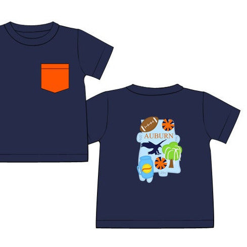 Navy Knit Eagle Unisex Shirt