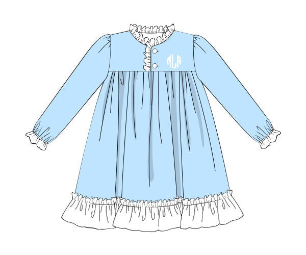 Baby Blue Nightgown by Private Holdings