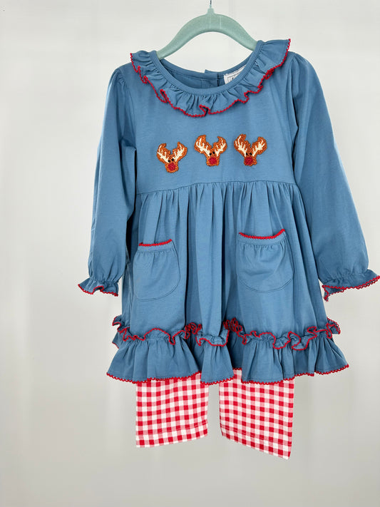 Rudolph Girl Pant Set