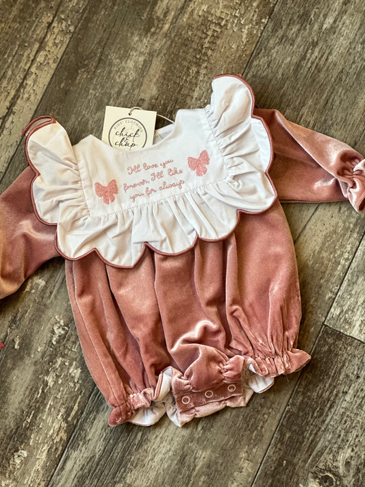 I’ll love you forever Girls Velvet Bubble