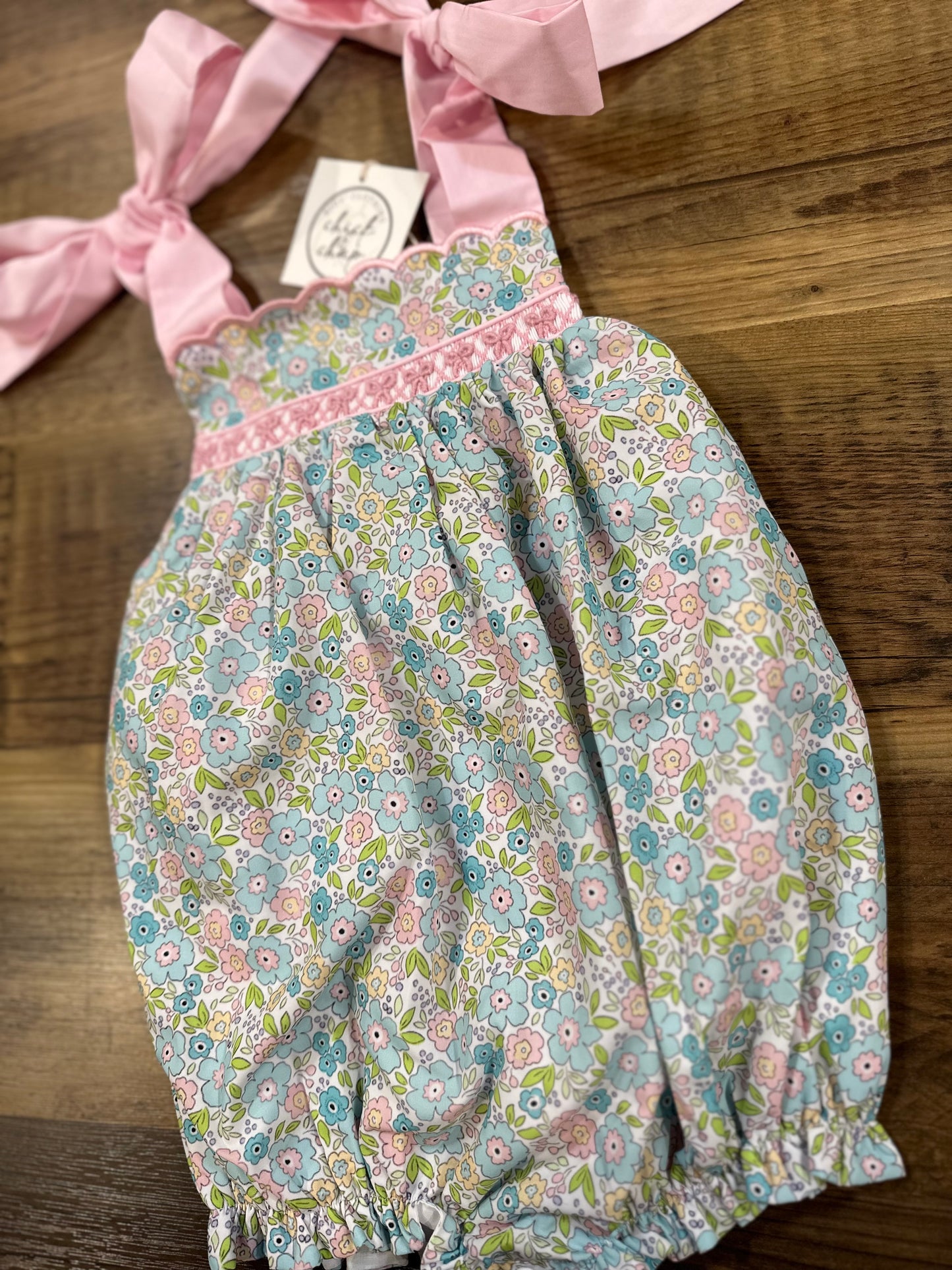 Paisley’s Floral Smocked Bubble