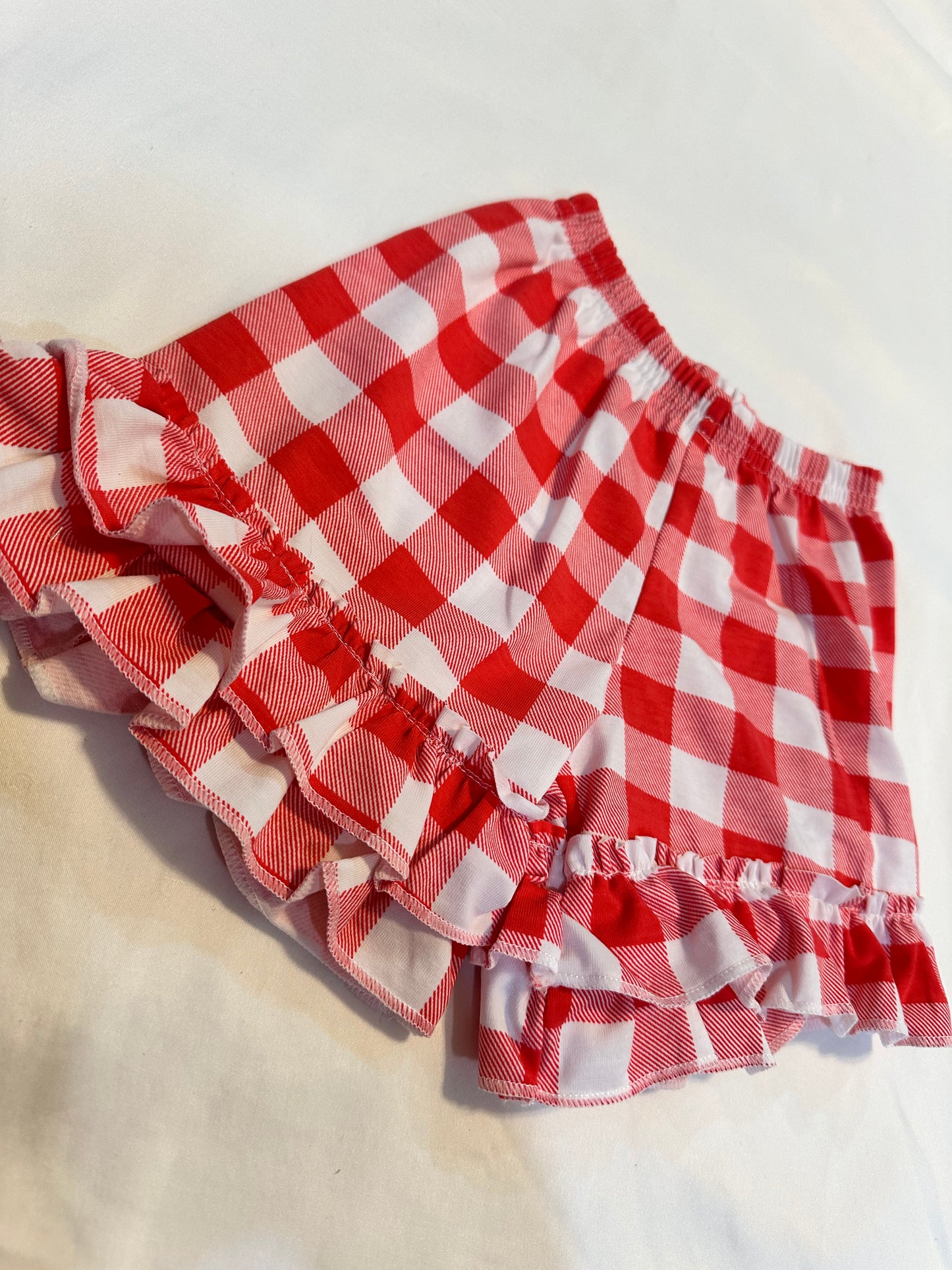 Red Plaid Shorts