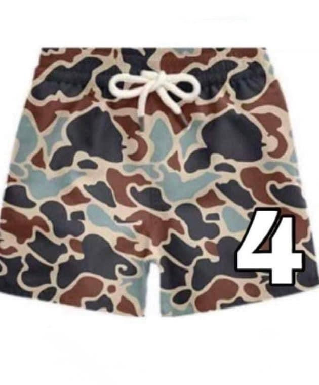 Camo Option 4 Swim Shorts