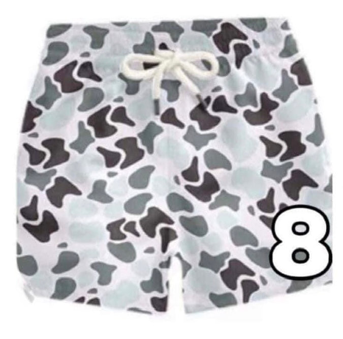 Camo Option 8 Swim Shorts