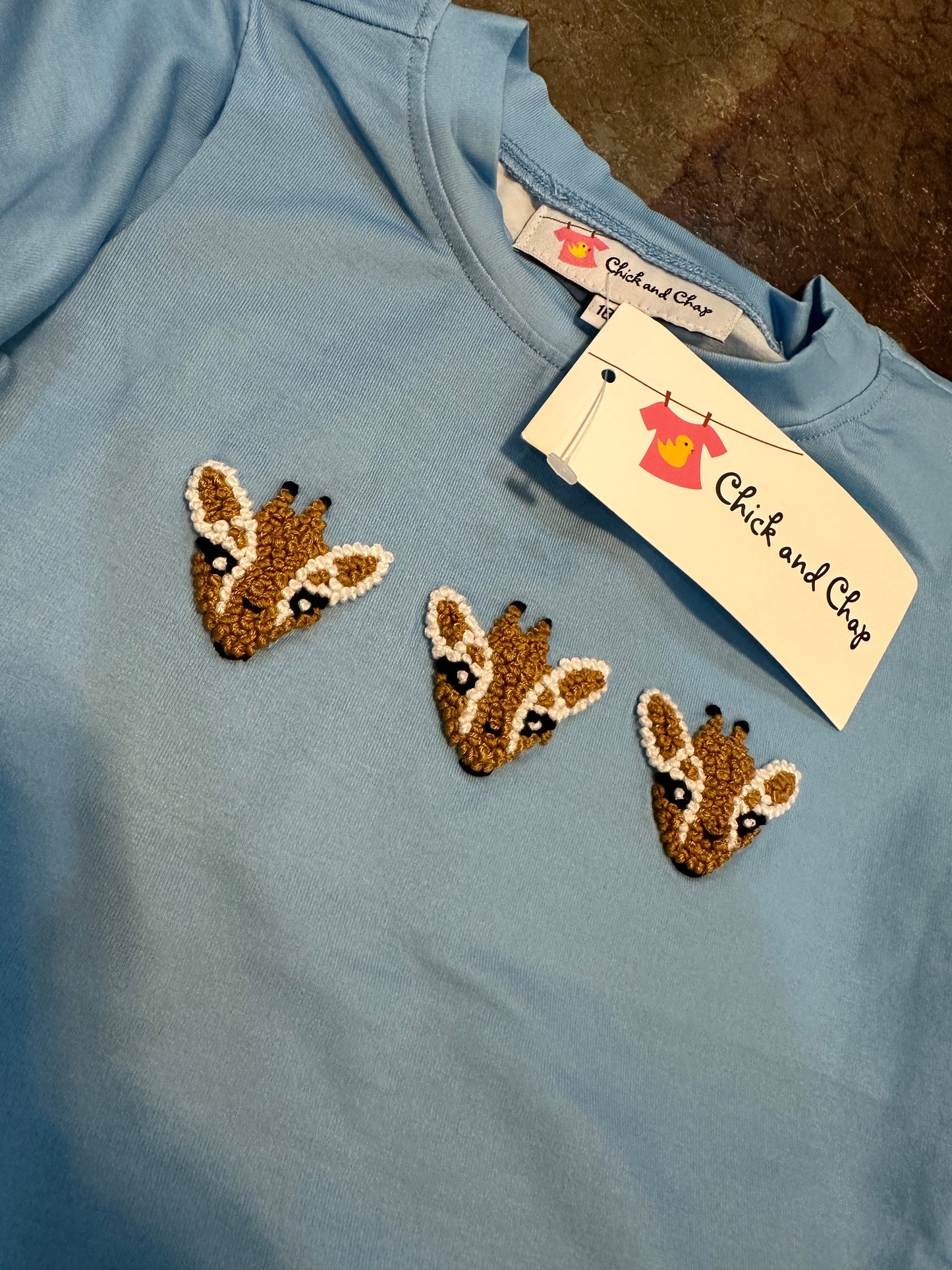 Giraffee Boy Short Set