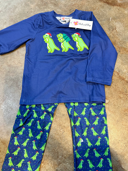 Navy Dino PJs