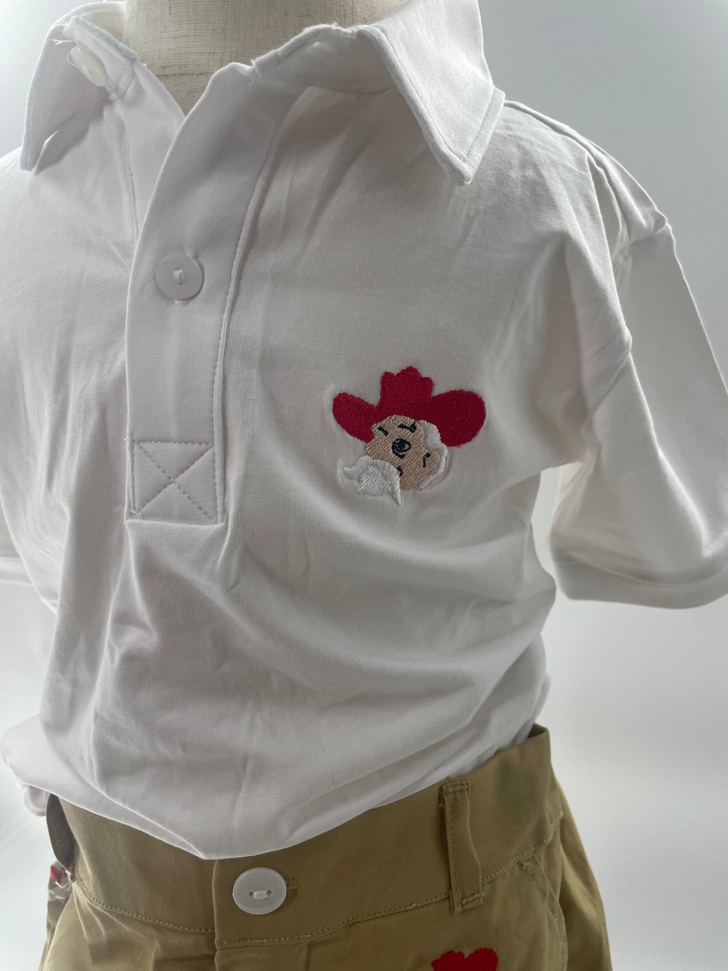 Colonel Reb Embroidered Pants and Polo Set